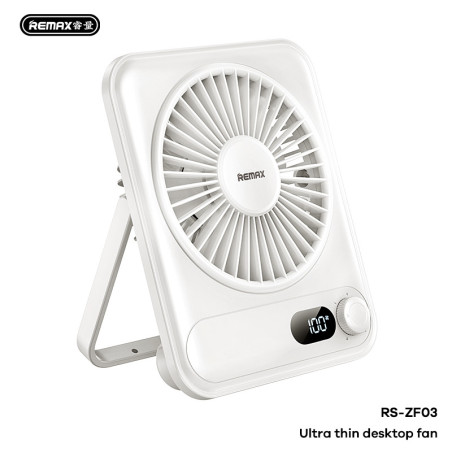 Ventilateur de Bureau Ultra-Mince REMAX RS-ZF | Smarty Paris
